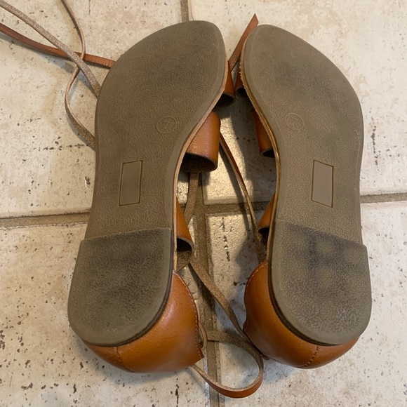 Old Navy Brown Lace-Up Gladiator Sandals Size 7 - Picture 10 of 10